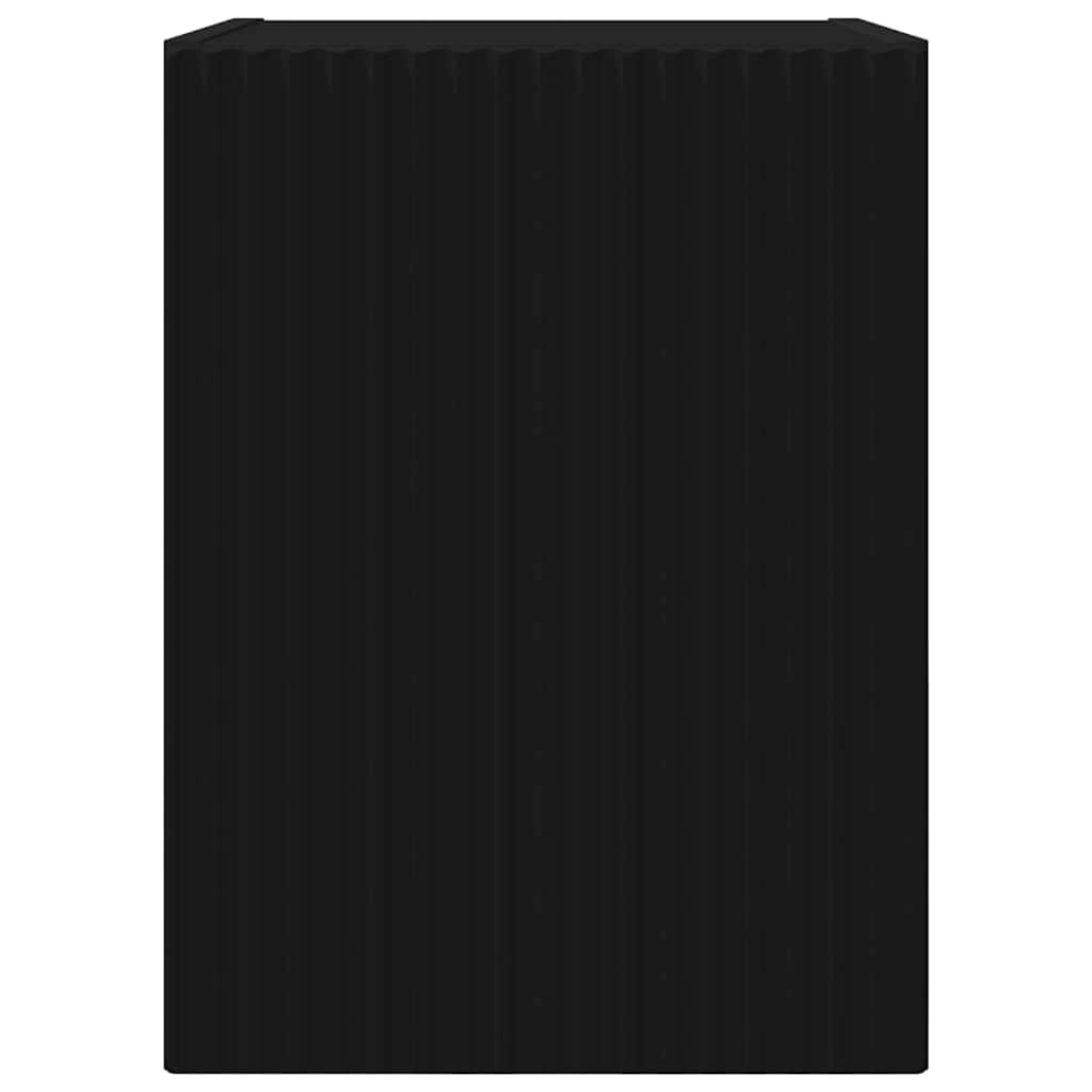 vidaXL Ντουλάπι Τηλεόρασης Τοίχου 2 pcs Μαύρο 30 x 31 x 40 εκ.