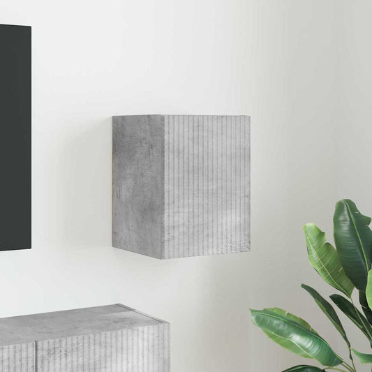 vidaXL Ντουλάπι Τηλεόρασης Τοίχου Επιτοίχιο Σκυρόδεμα 30 x 31 x 40 εκ.