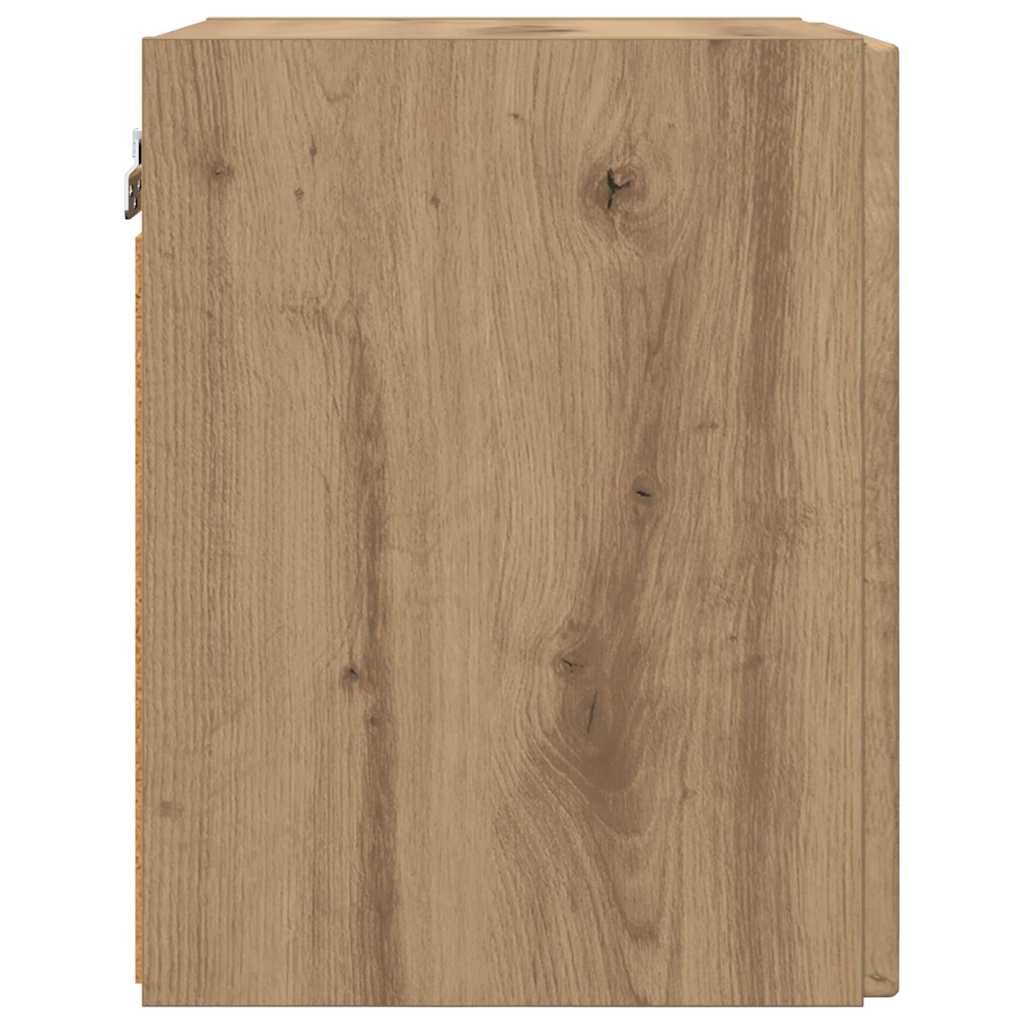 vidaXL Ντουλάπι Τηλεόρασης Τοίχου Καρυδιά Χειροποίητης Εργασίας