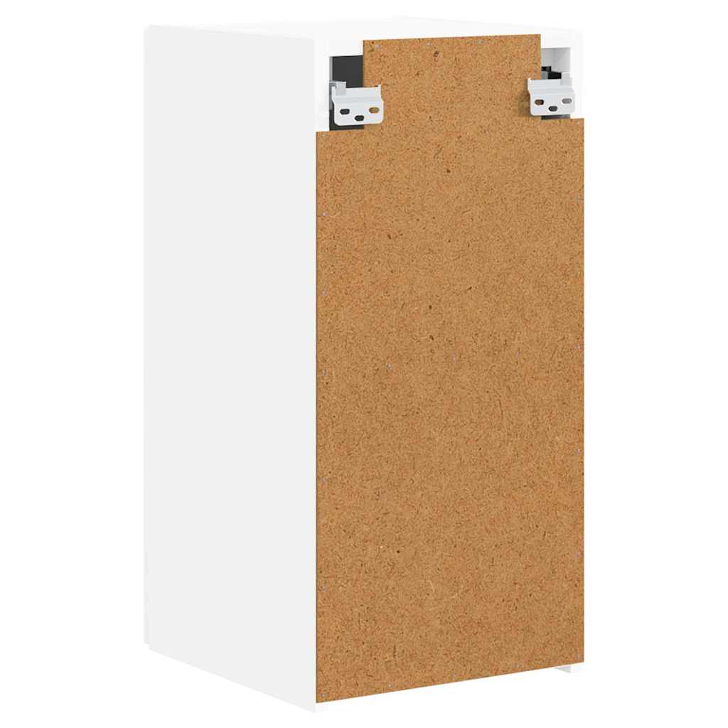 vidaXL Ντουλάπι Τηλεόρασης Τοίχου 2 pcs Λευκό 30 x 31 x 60 εκ