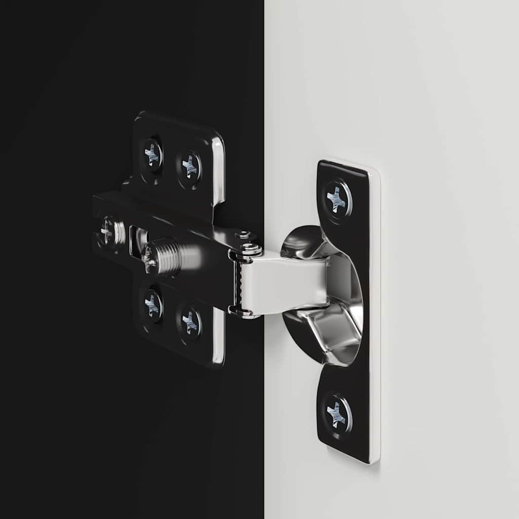 vidaXL Ντουλάπι Τηλεόρασης Τοίχου Επιτοίχιο Μαύρο 30 x 31 x 60 εκ