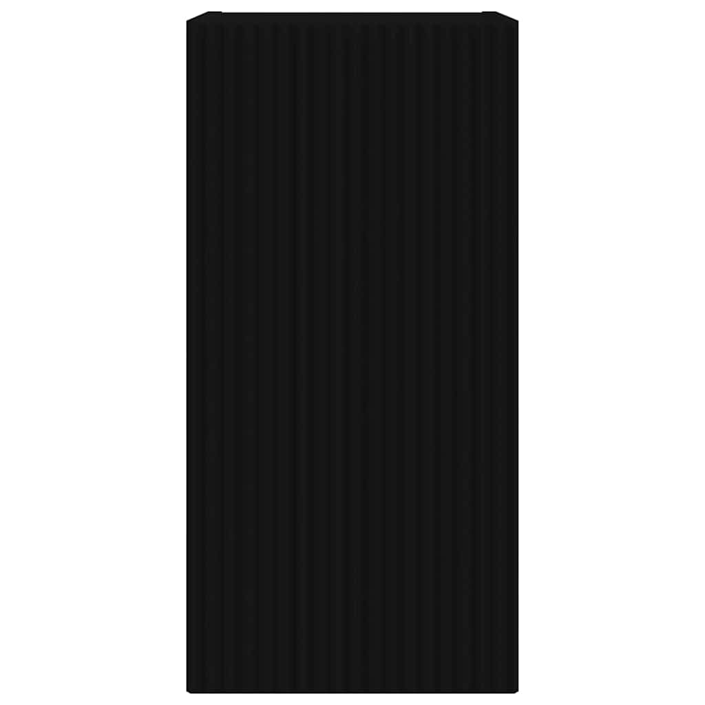 vidaXL Ντουλάπι Τηλεόρασης Τοίχου 2 pcs Μαύρο 30 x 31 x 60 εκ