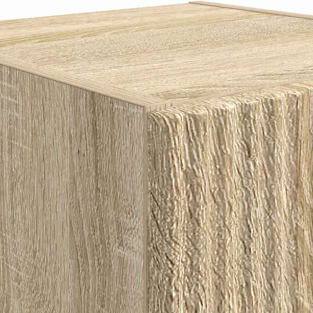 vidaXL Ντουλάπι Τηλεόρασης Τοίχου 2 pcs Σονόμα 30 x 31 x 60 εκ