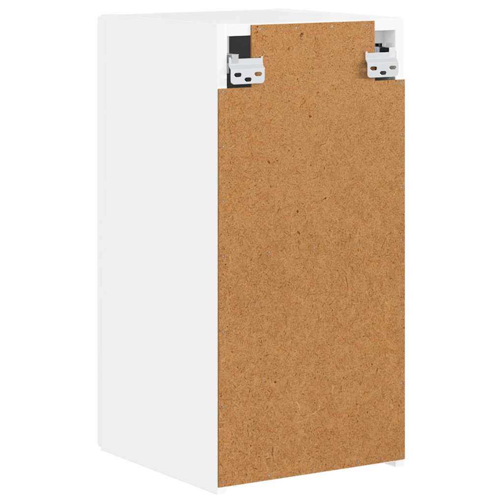 vidaXL Ντουλάπι Τηλεόρασης Τοίχου 2 pcs Λαμπερό Λευκό 30 x 31 x 60 εκ