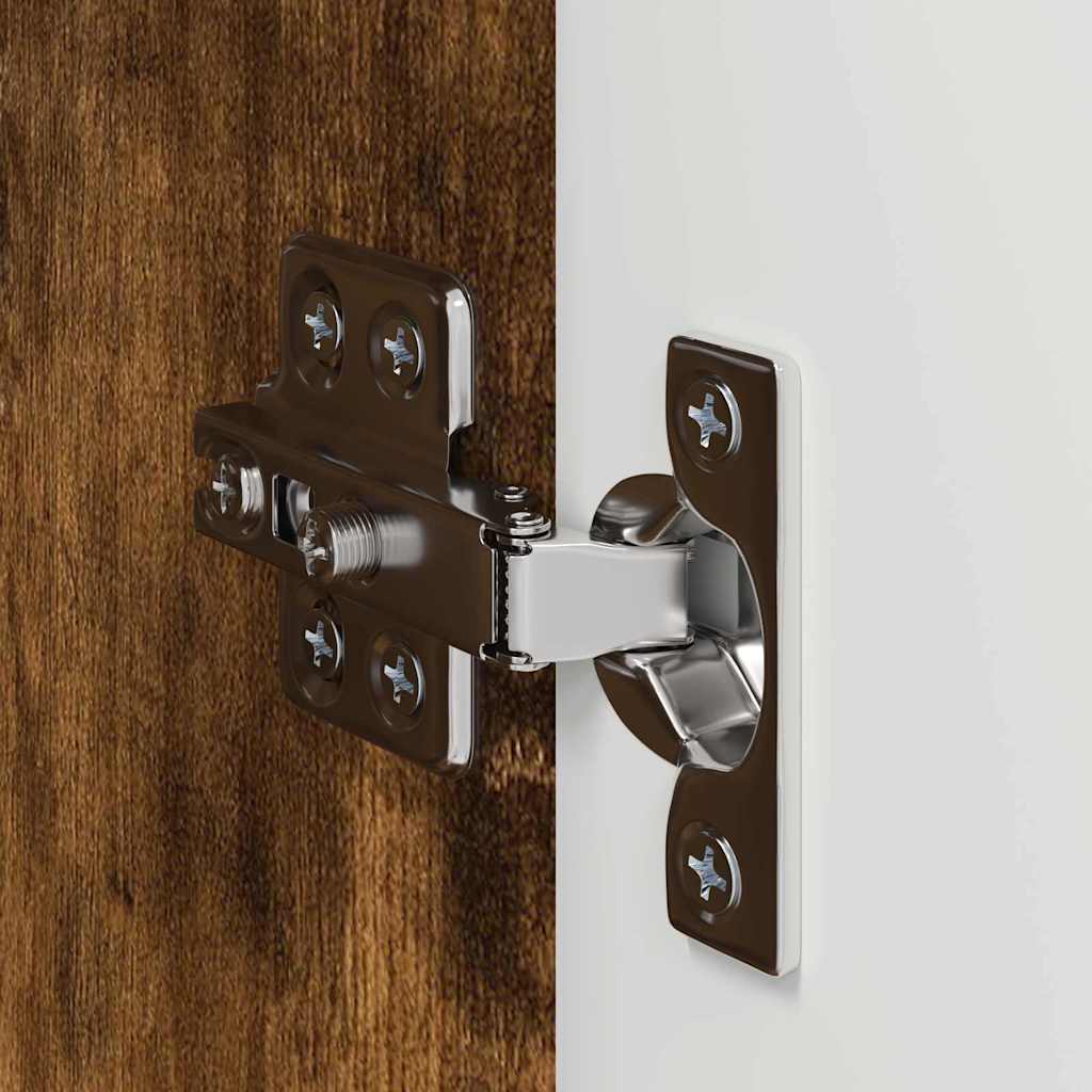 vidaXL Ντουλάπι Τηλεόρασης Τοίχου Καπνιστό Δρύς 30 x 31 x 60 εκ