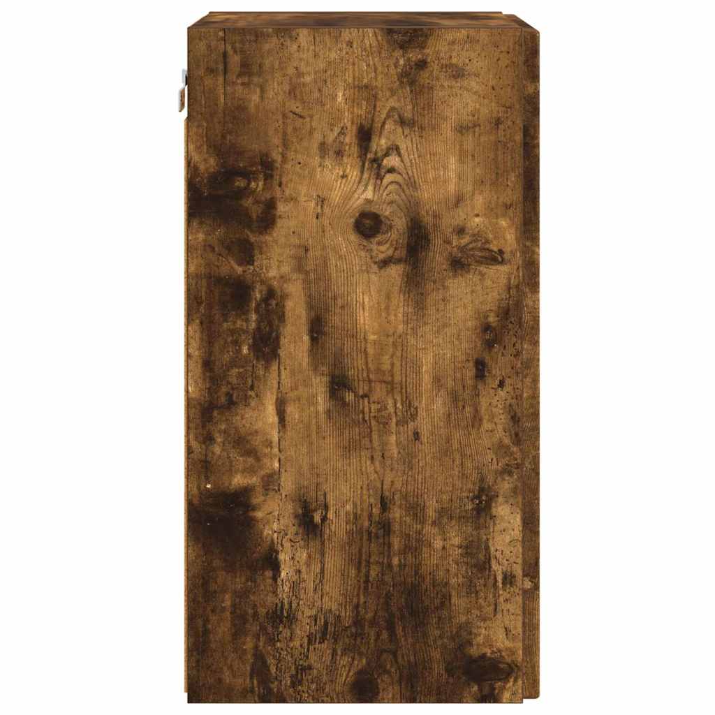 vidaXL Ντουλάπι Τηλεόρασης Τοίχου Καπνιστό Δρύς 30 x 31 x 60 εκ