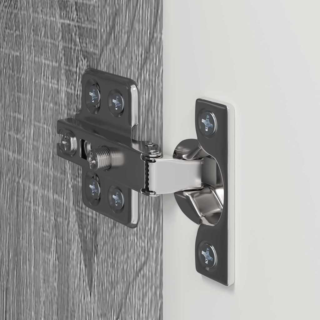 vidaXL Ντουλάπι Τηλεόρασης Τοίχου 2 pcs Γκρίζο Σονομα 30 x 31 x 60 εκ