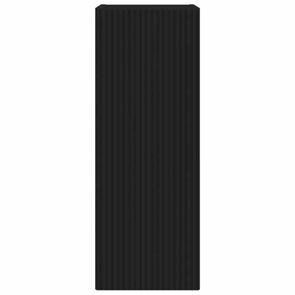 vidaXL Ντουλάπι Τηλεόρασης Τοίχου Επιτοίχιο Μαύρο 30 x 31 x 80 εκ.