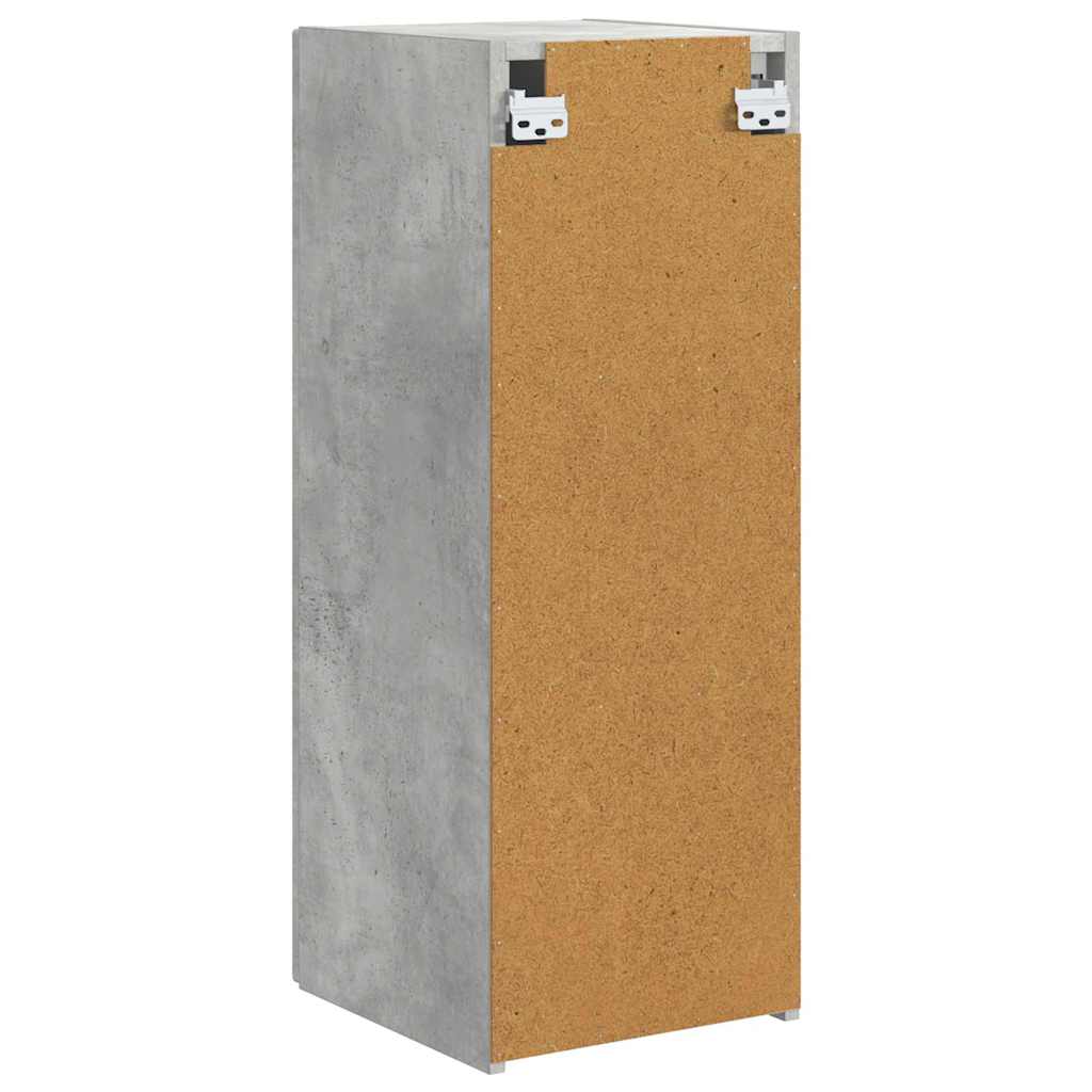 vidaXL Ντουλάπι Τηλεόρασης Τοίχου 2 pcs Σκυρόδεμα 30 x 31 x 80 εκ.