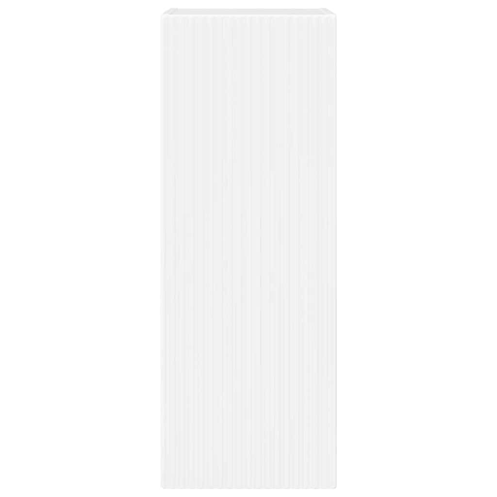 vidaXL Ντουλάπι Τηλεόρασης Τοίχου Λαμπερό Λευκό 30 x 31 x 80 εκ.