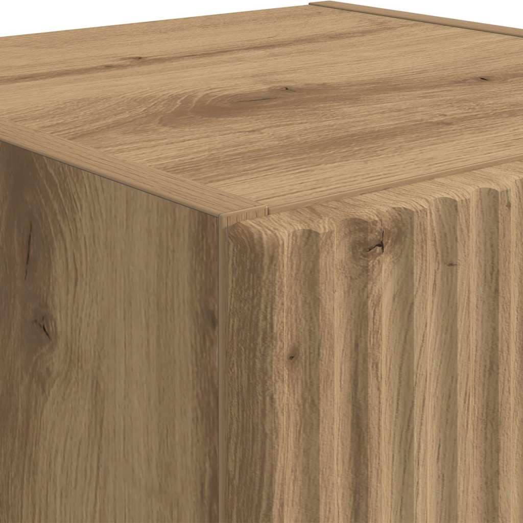 vidaXL Ντουλάπι Τηλεόρασης Τοίχου Καρυδιά Χειροποίητης Εργασίας