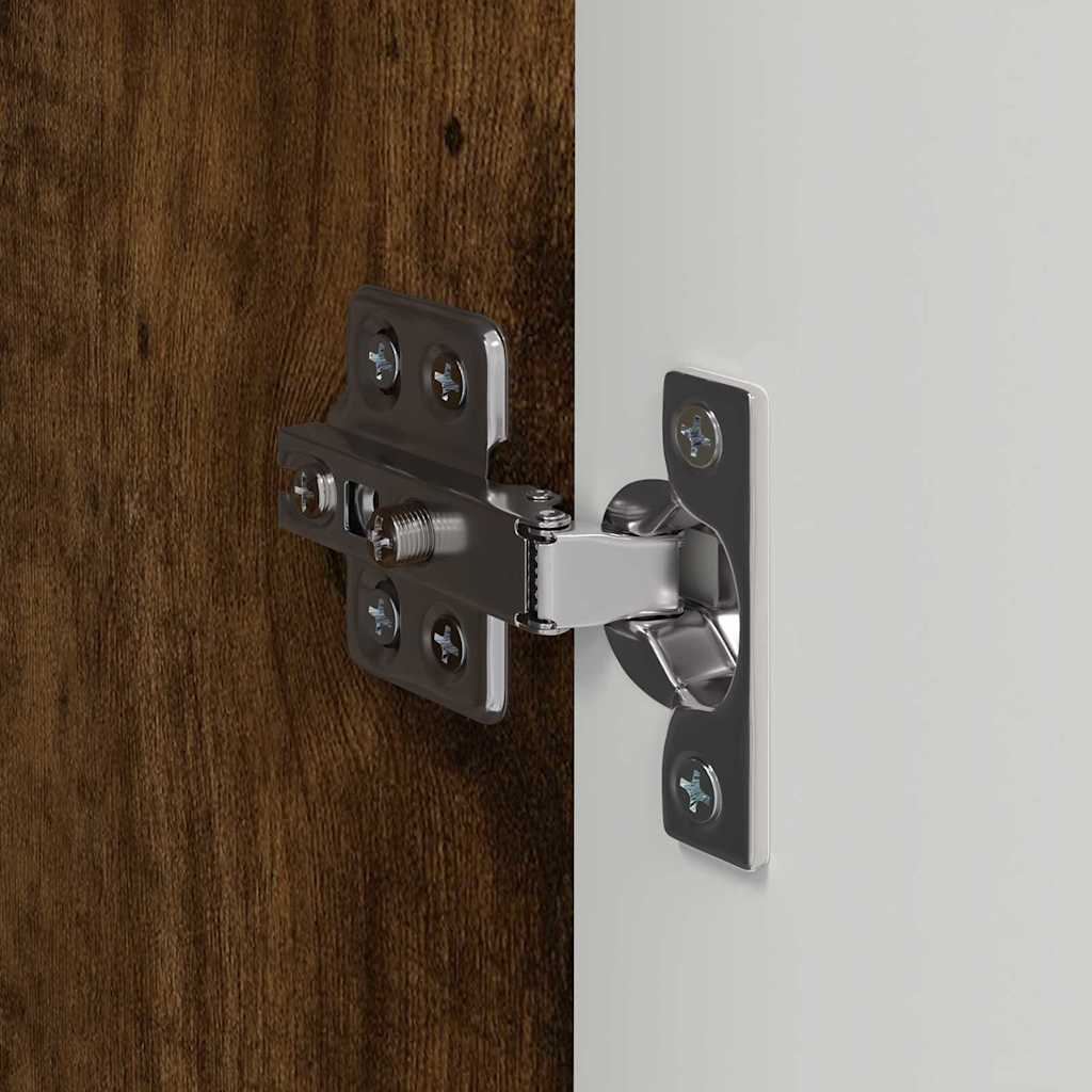 vidaXL Ντουλάπι Τηλεόρασης Τοίχου Καπνιστό Δρύς 30 x 31 x 100 εκ.