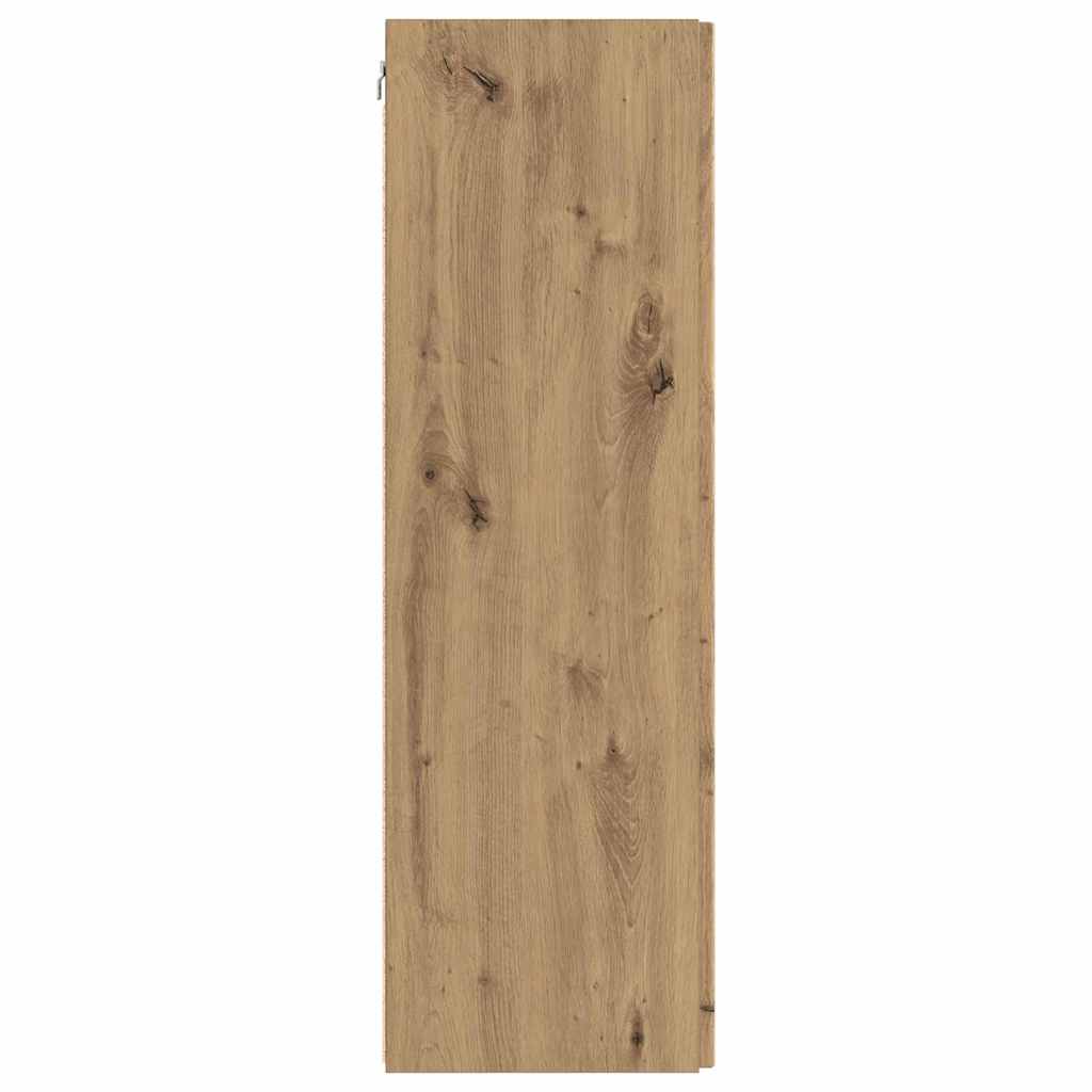 vidaXL Ντουλάπι Τηλεόρασης Τοίχου 2 pcs Καρυδιά Χειροποίητης Εργασίας