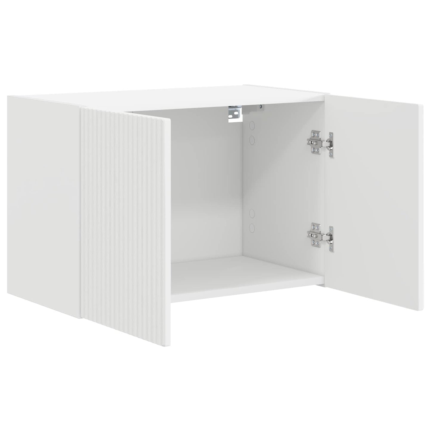 vidaXL Ντουλάπι Τηλεόρασης Τοίχου 59,5 x 31 x 40 εκ Λευκό