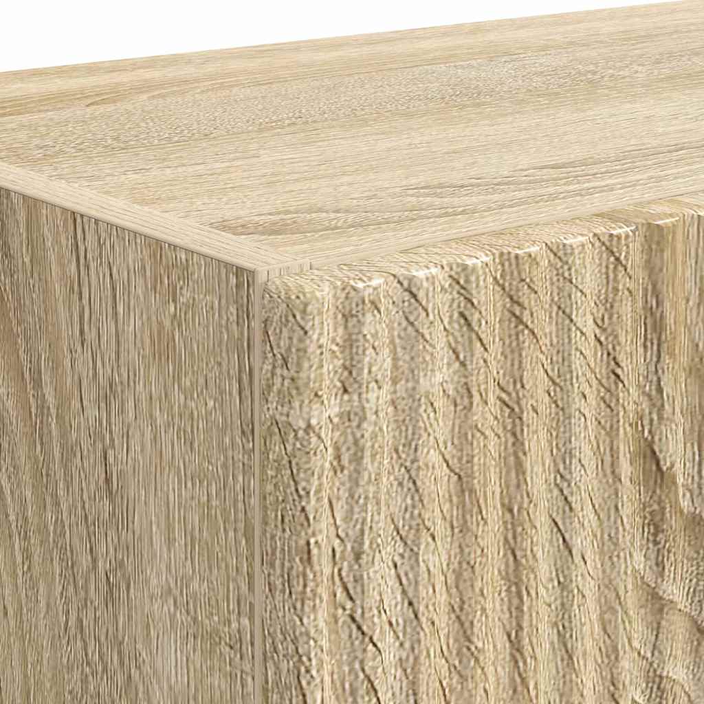 vidaXL Ντουλάπι Τηλεόρασης Τοίχου Δρύς Sonoma 59,5 x 31 x 40 εκ