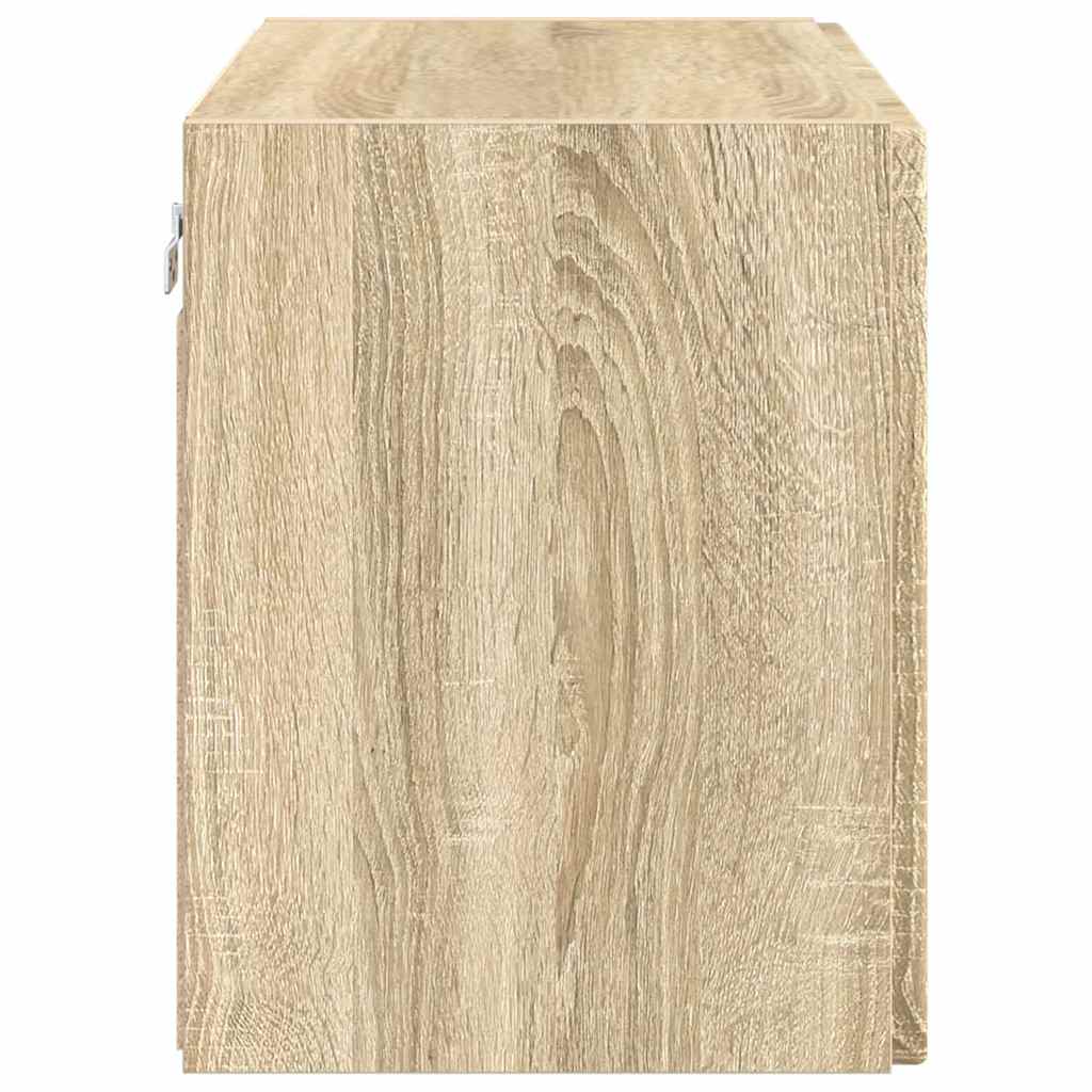 vidaXL Ντουλάπι Τηλεόρασης Τοίχου Δρύς Sonoma 59,5 x 31 x 40 εκ