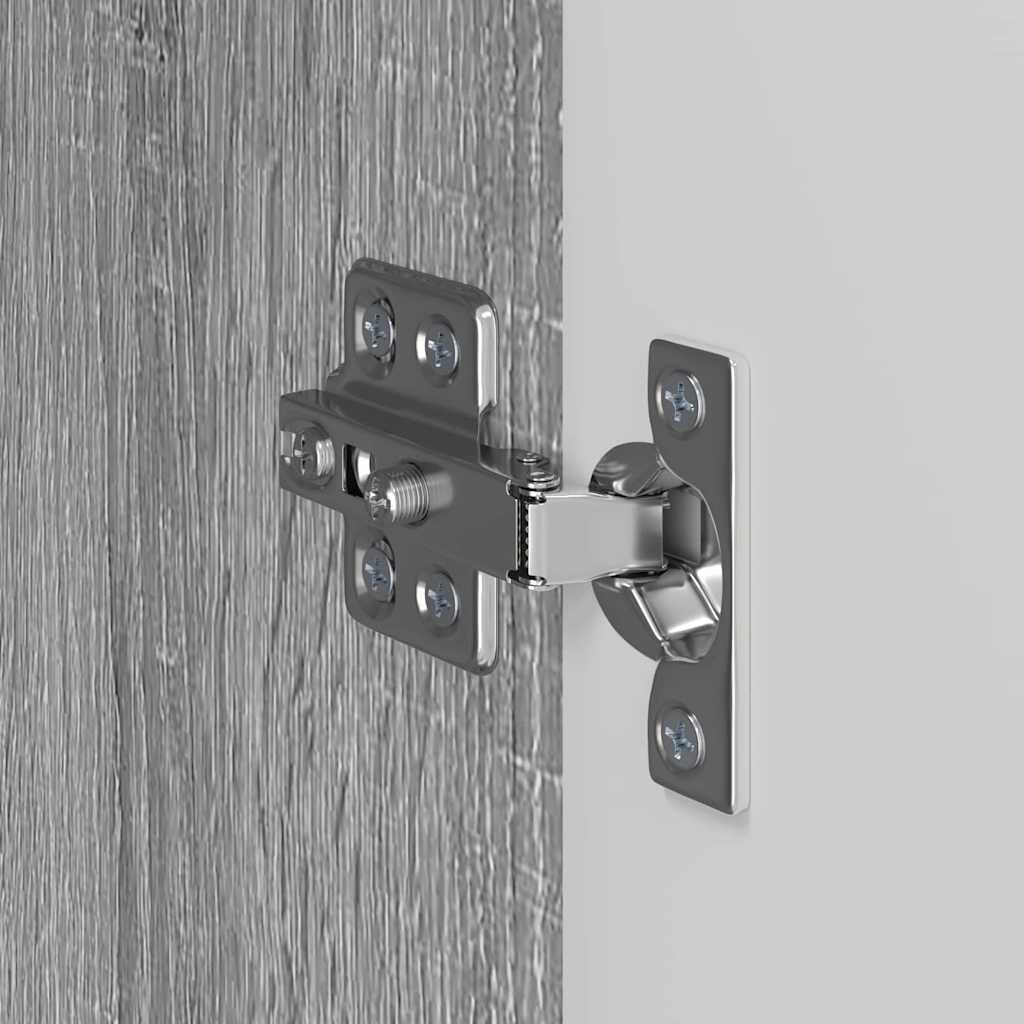 vidaXL Ντουλάπι Τηλεόρασης Τοίχου Γκρίζο Σονομα 59,5 x 31 x 40 εκ