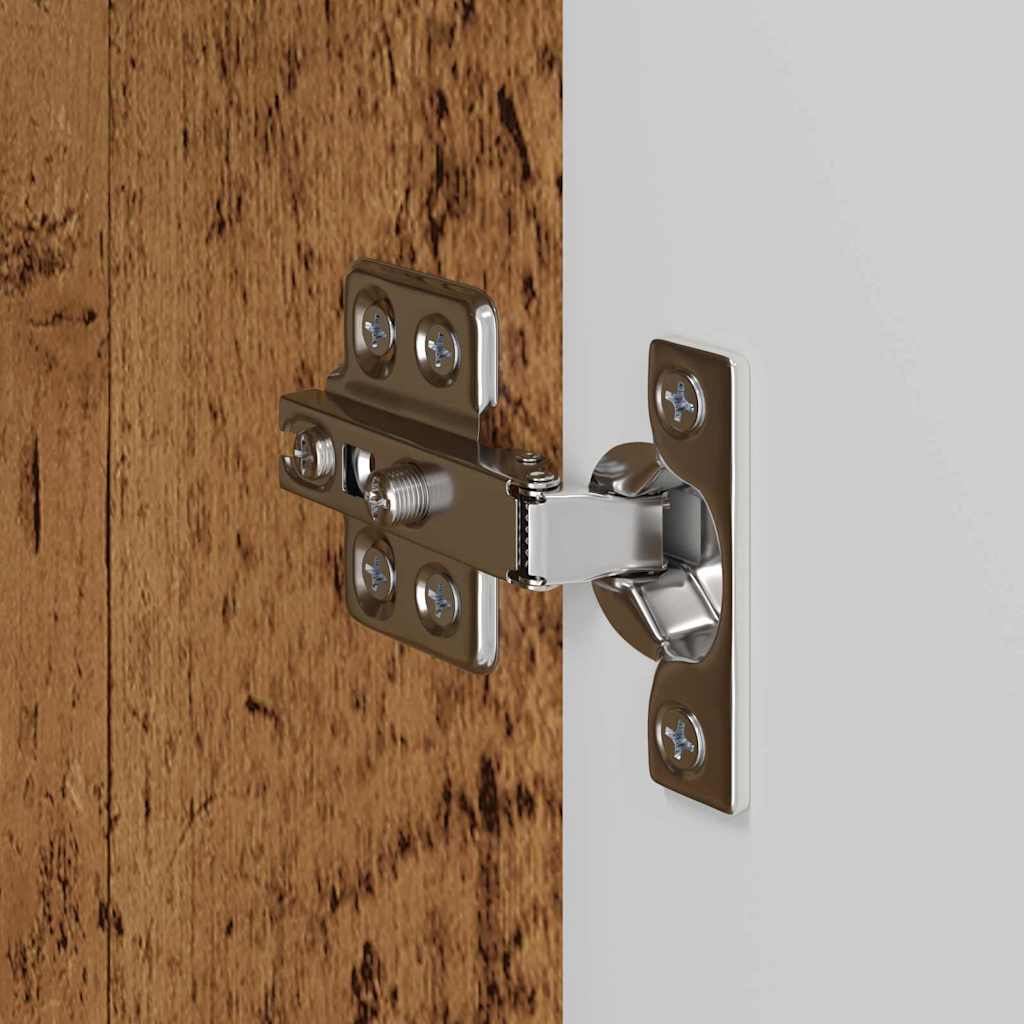 vidaXL Ντουλάπι Τηλεόρασης Τοίχου 2 pcs Παλιό Ξύλο 59,5 x 31 x 40 εκ