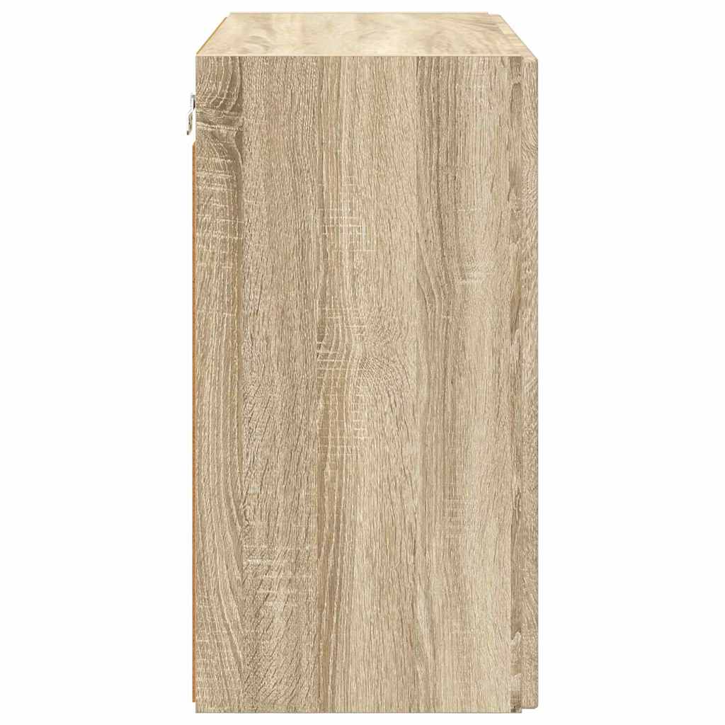 vidaXL Ντουλάπι Τηλεόρασης Τοίχου Δρύς Sonoma 59,5 x 31 x 60 εκ
