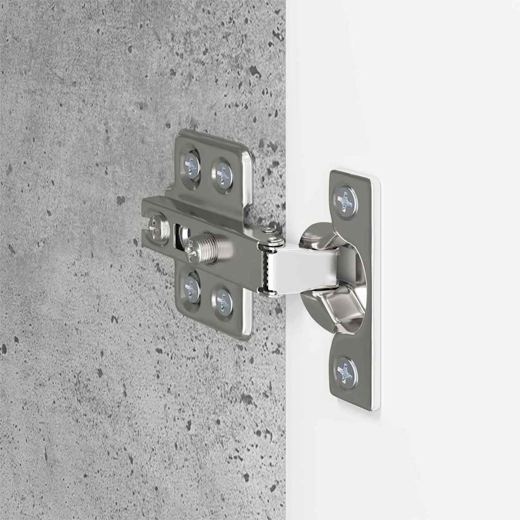 vidaXL Ντουλάπι Τηλεόρασης Τοίχου Σκυρόδεμα Γκρι 59,5 x 31 x 60 εκ