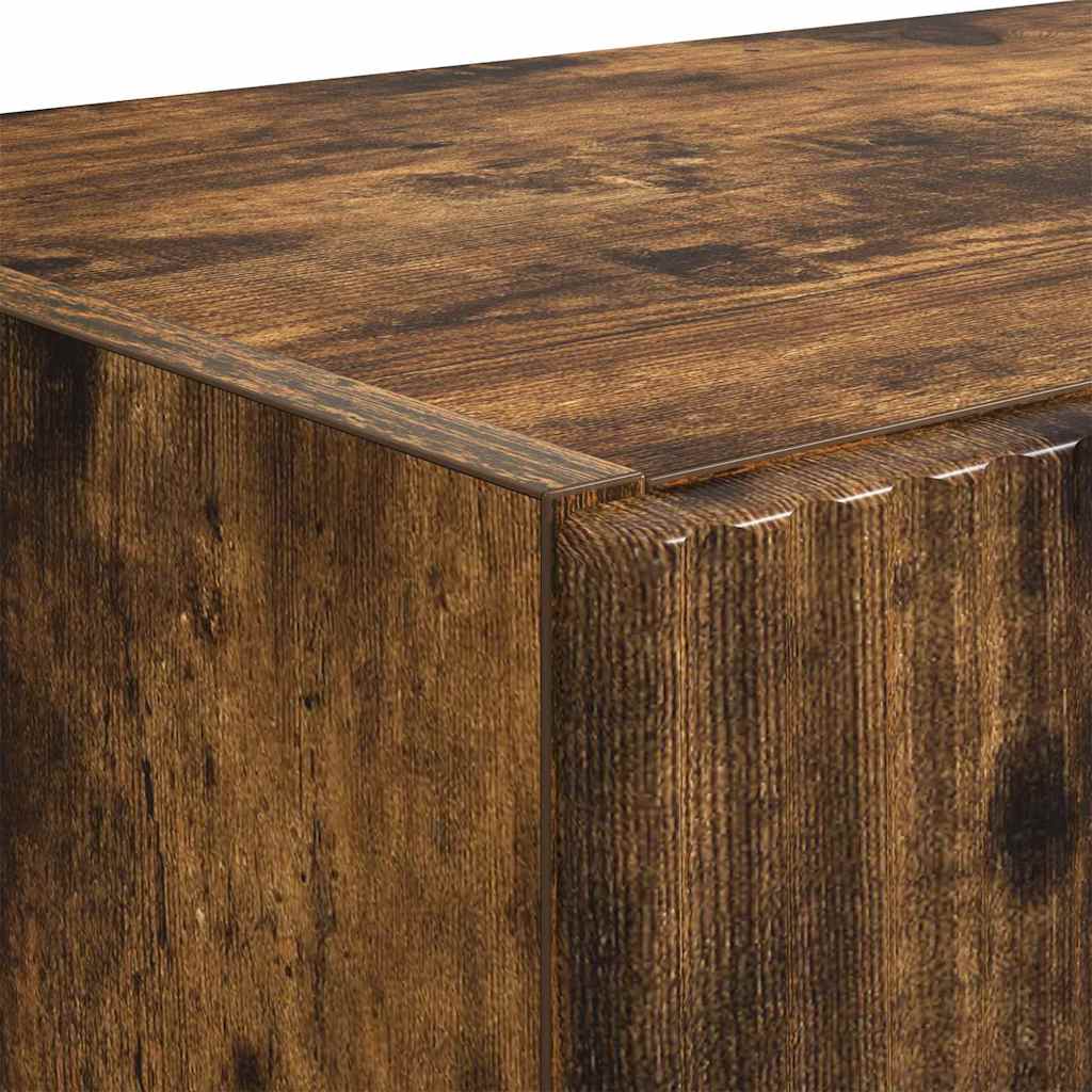 vidaXL Ντουλάπι Τηλεόρασης Τοίχου Καπνιστό Δρύς 59,5 x 31 x 60 εκ