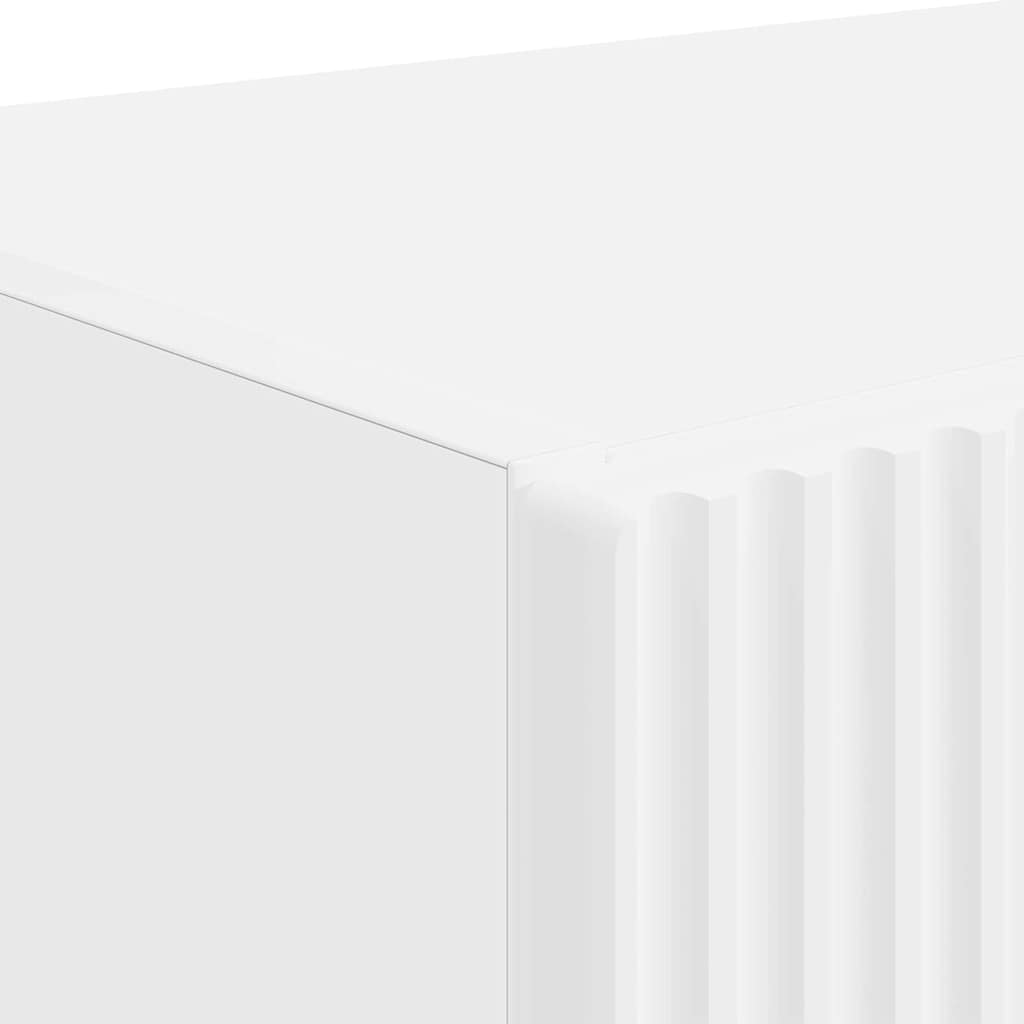 vidaXL Ντουλάπι Τηλεόρασης Τοίχου Επιτοίχιο Λευκό 59,5 x 31 x 80 εκ