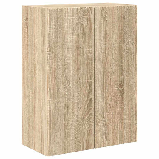 vidaXL Ντουλάπι Τηλεόρασης Τοίχου Δρύς Sonoma 59,5 x 31 x 80 εκ