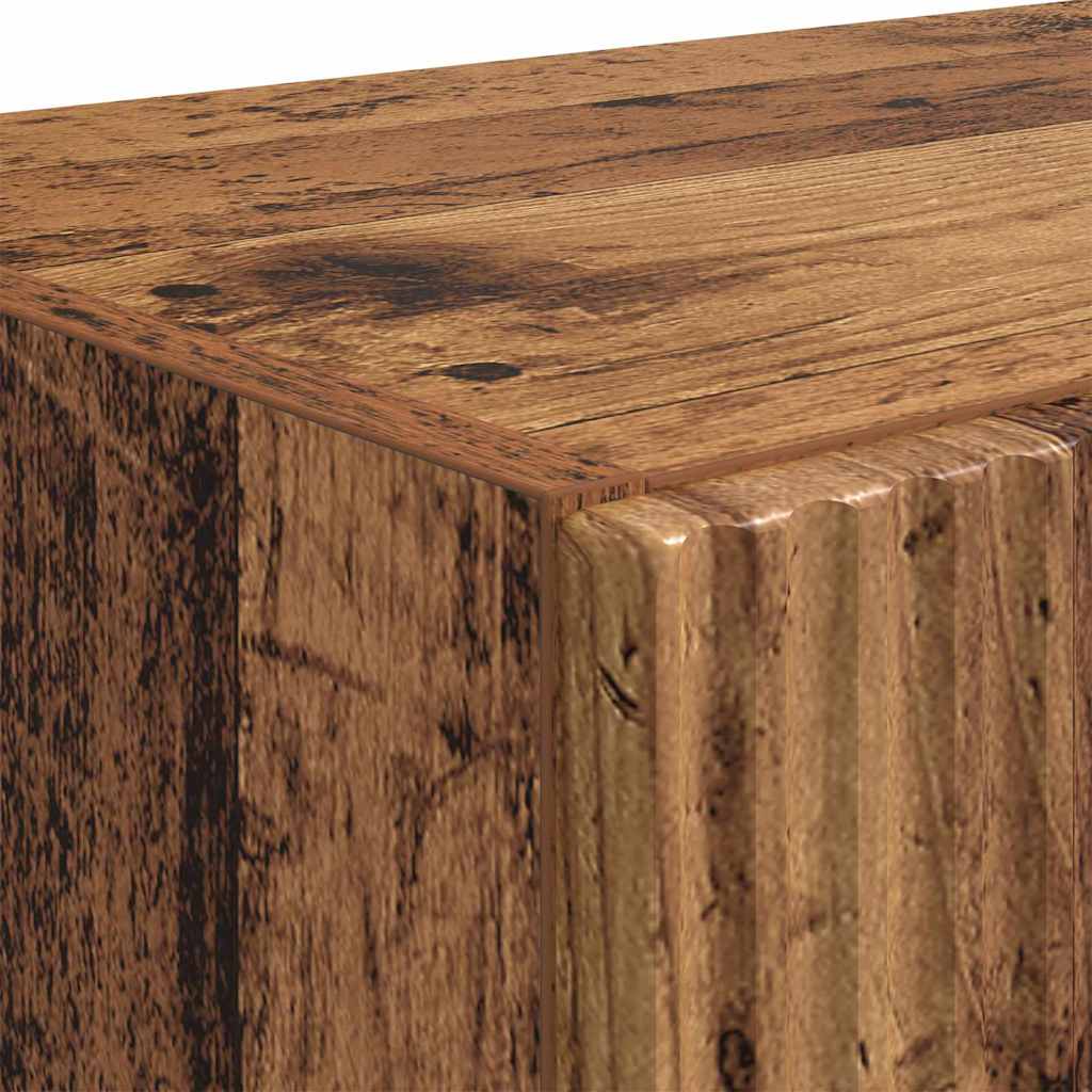 vidaXL Ντουλάπι Τηλεόρασης Τοίχου Παλιό Ξύλο 59,5 x 31 x 80 εκ