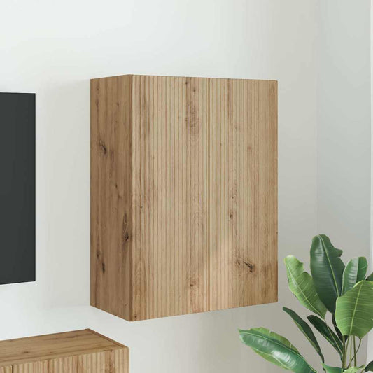 vidaXL Ντουλάπι Τηλεόρασης Τοίχου Artisan Oak 59,5 x 31 x 80 εκ