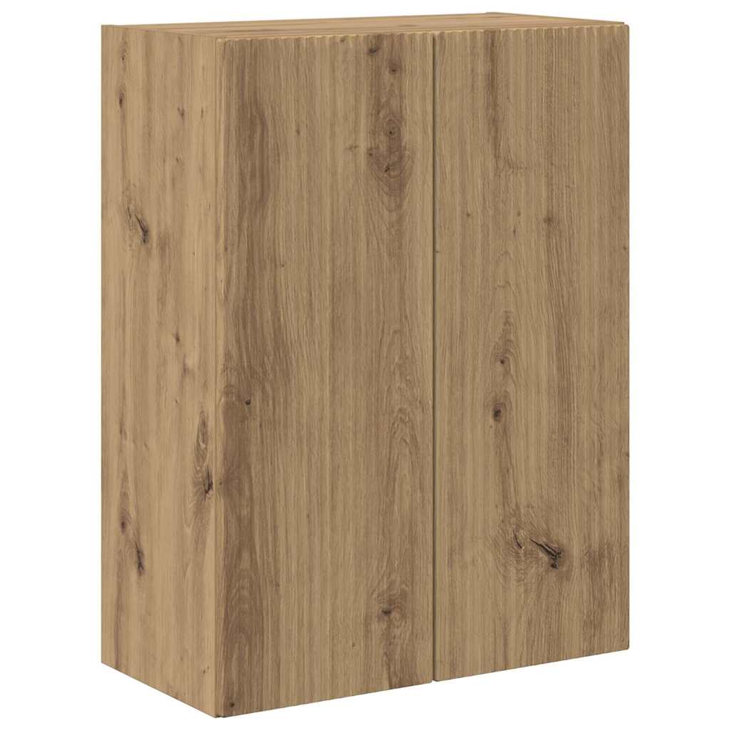vidaXL Ντουλάπι Τηλεόρασης Τοίχου Artisan Oak 59,5 x 31 x 80 εκ