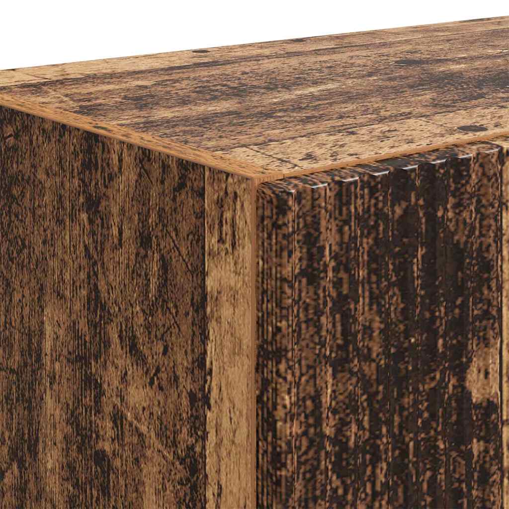 vidaXL Ντουλάπι Τηλεόρασης Τοίχου Παλιό Ξύλο 59,5 x 31 x 100 εκ.