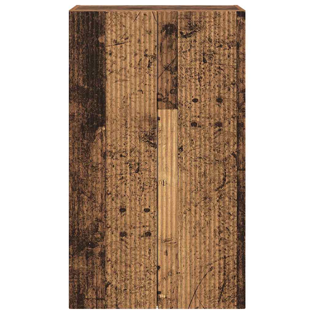 vidaXL Ντουλάπι Τηλεόρασης Τοίχου Παλιό Ξύλο 59,5 x 31 x 100 εκ.
