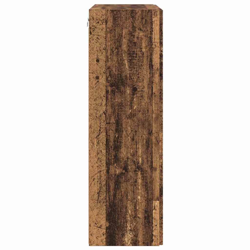 vidaXL Ντουλάπι Τηλεόρασης Τοίχου Παλιό Ξύλο 59,5 x 31 x 100 εκ.