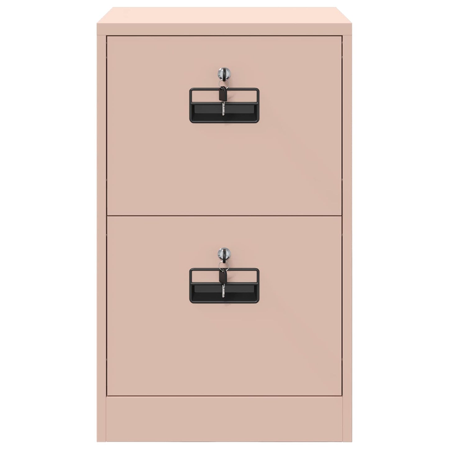 vidaXL Ντουλάπα Αρχείων Ροζ 44 x 50 x 106.5 εκ Ψυχρής Έλασης Χάλυβας