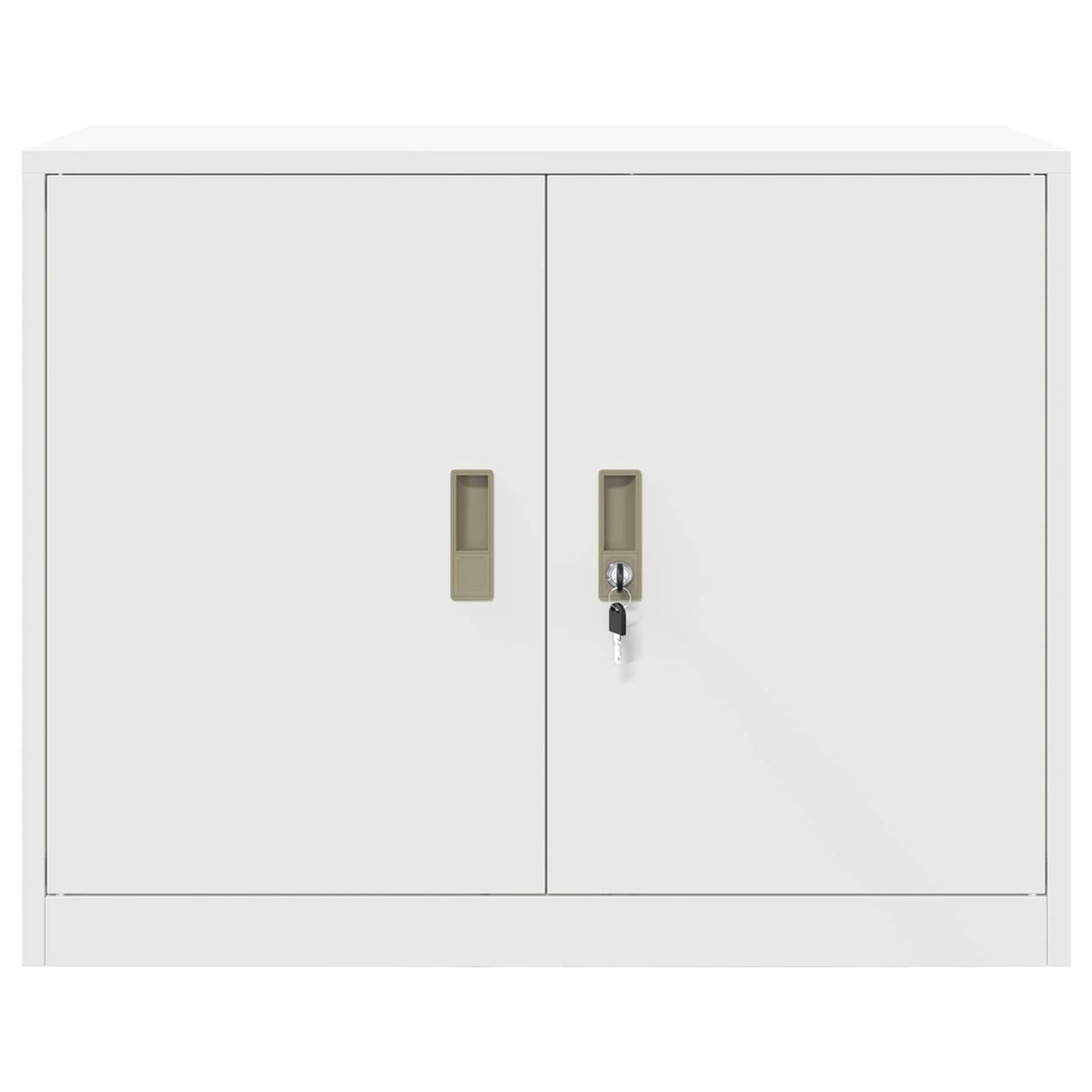 vidaXL Ντουλάπι αποθήκευσης Λευκός 90 x 40 x 70 cm Ατσάλι