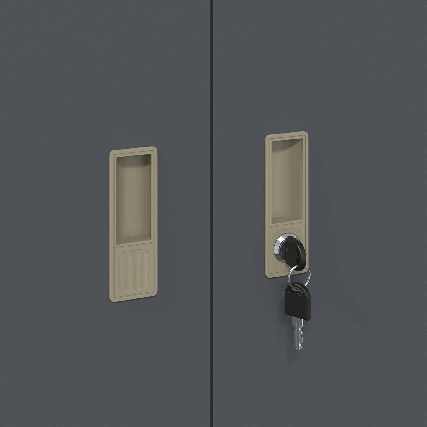 vidaXL Ντουλάπι αποθήκευσης Ανθρακί 90 x 40 x 90 cm Ατσάλι