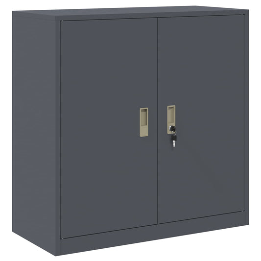 vidaXL Ντουλάπι αποθήκευσης Ανθρακί 90 x 40 x 90 cm Ατσάλι