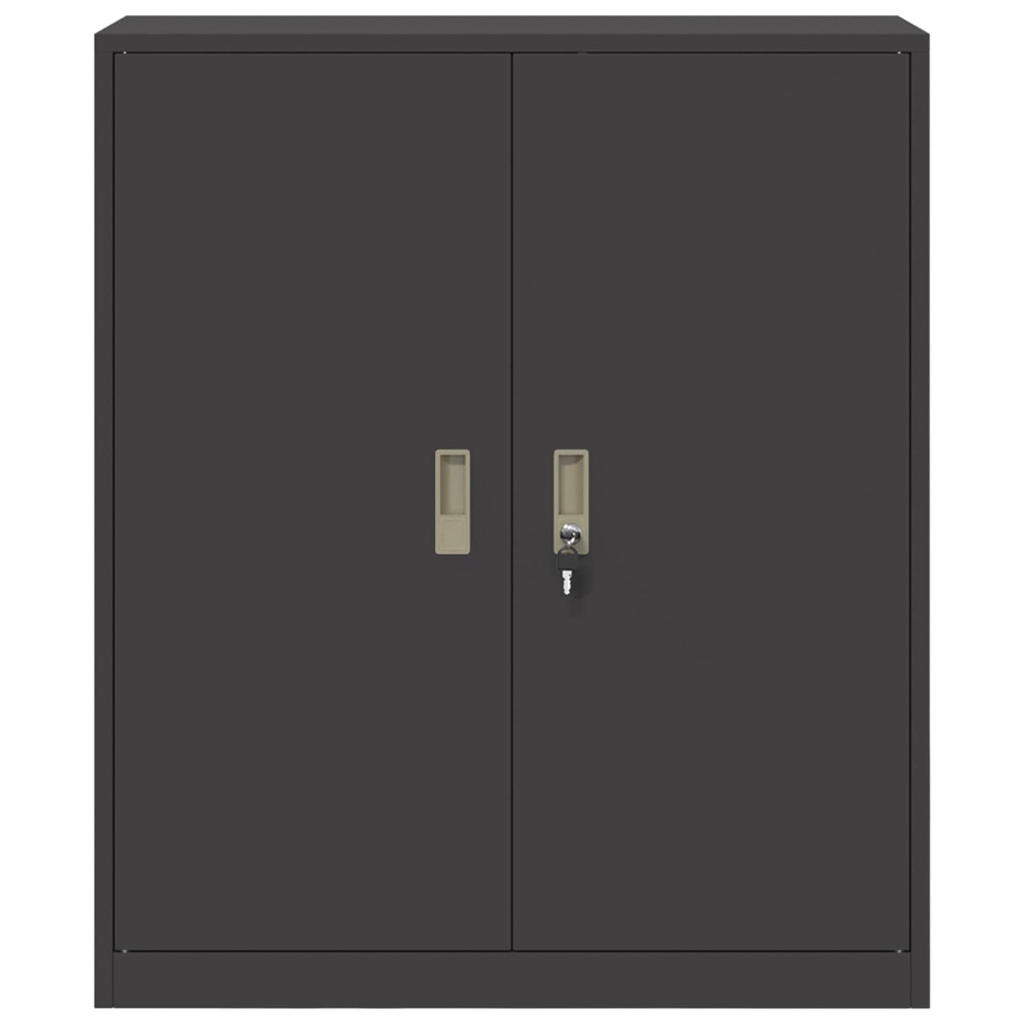 vidaXL Ντουλάπι αποθήκευσης Μαύρο 90 x 40 x 105 cm Ατσάλι