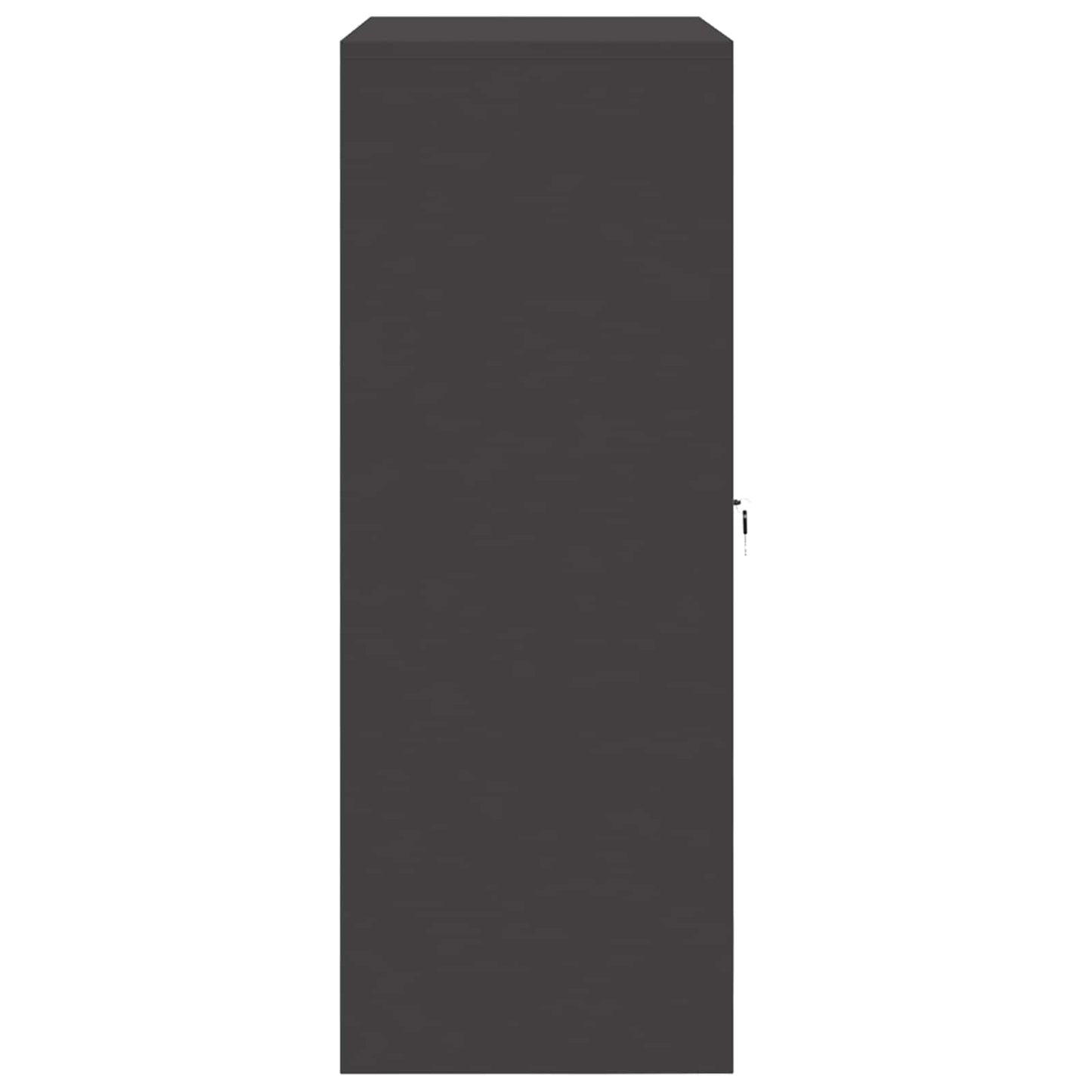 vidaXL Ντουλάπι αποθήκευσης Μαύρο 90 x 40 x 105 cm Ατσάλι
