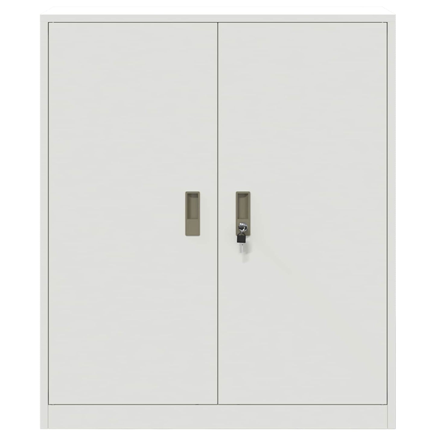 vidaXL Ντουλάπι αποθήκευσης Λευκός 90 x 40 x 105 cm Ατσάλι