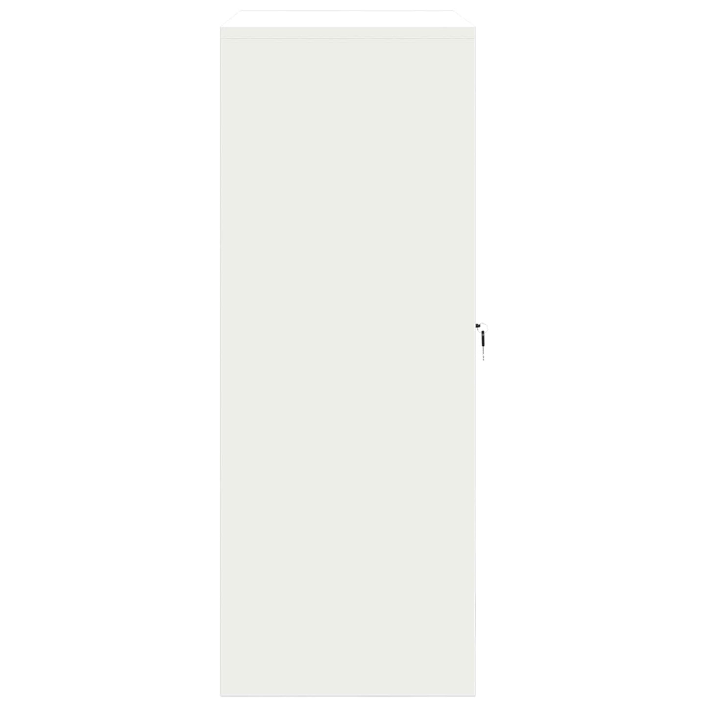 vidaXL Ντουλάπι αποθήκευσης Λευκός 90 x 40 x 105 cm Ατσάλι