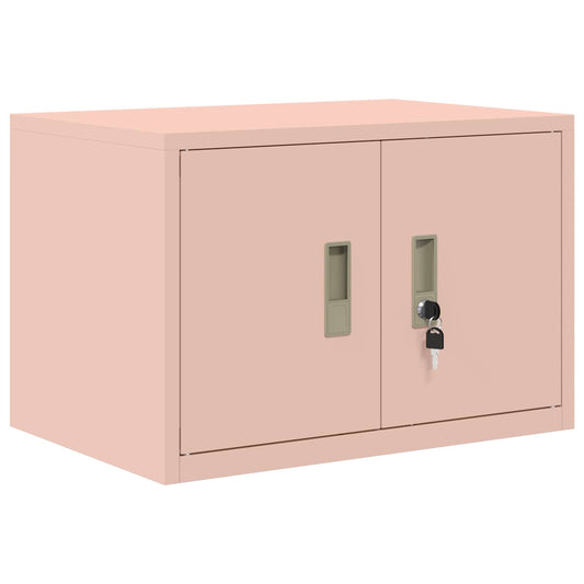vidaXL Ντουλάπι αποθήκευσης Ροζ 60 x 40 x 40 εκ. Ατσάλι