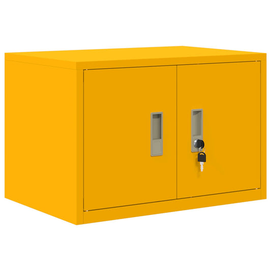 vidaXL Ντουλάπι αποθήκευσης Χαμομηλί κίτρινο 60 x 40 x 40 εκ. Ατσάλι