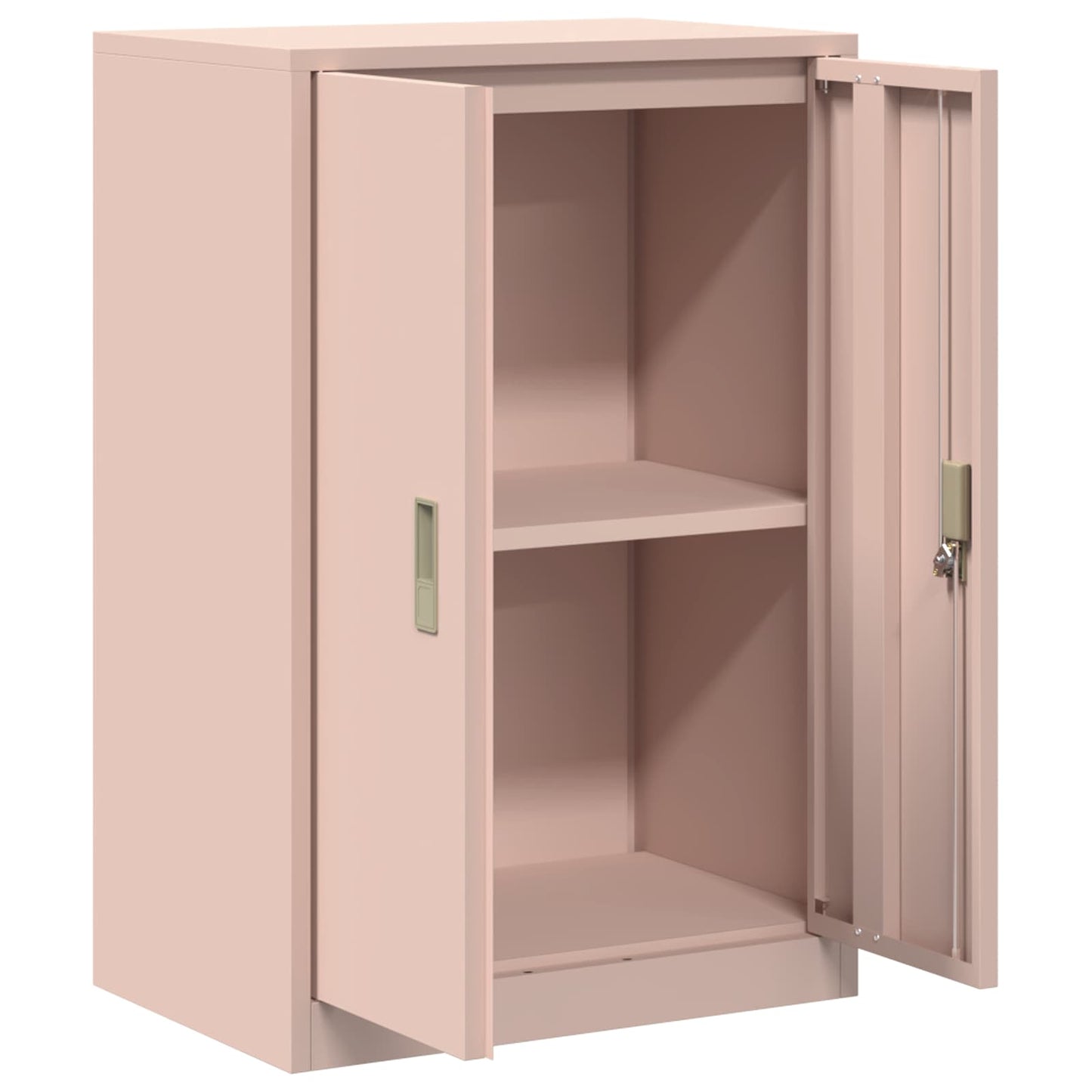 vidaXL Ντουλάπι αποθήκευσης Ροζ 60 x 40 x 90 cm Ατσάλι