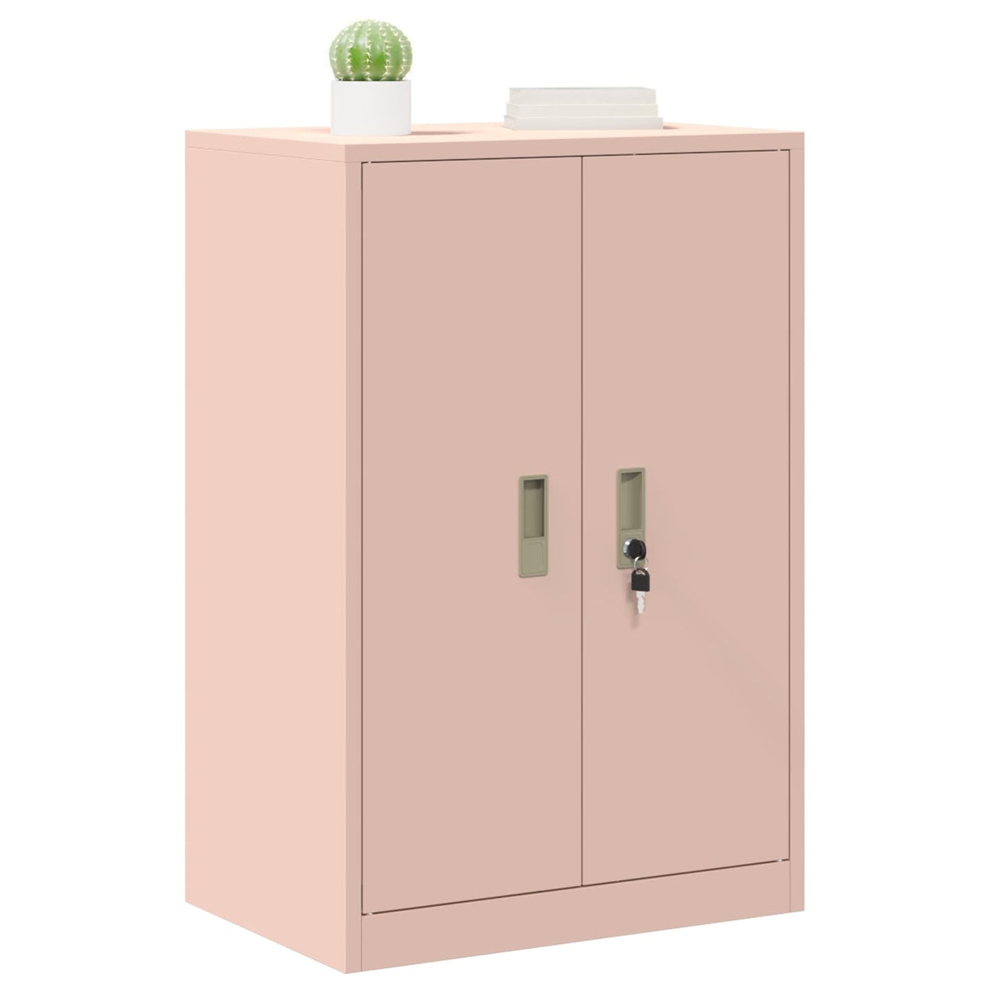 vidaXL Ντουλάπι αποθήκευσης Ροζ 60 x 40 x 90 cm Ατσάλι