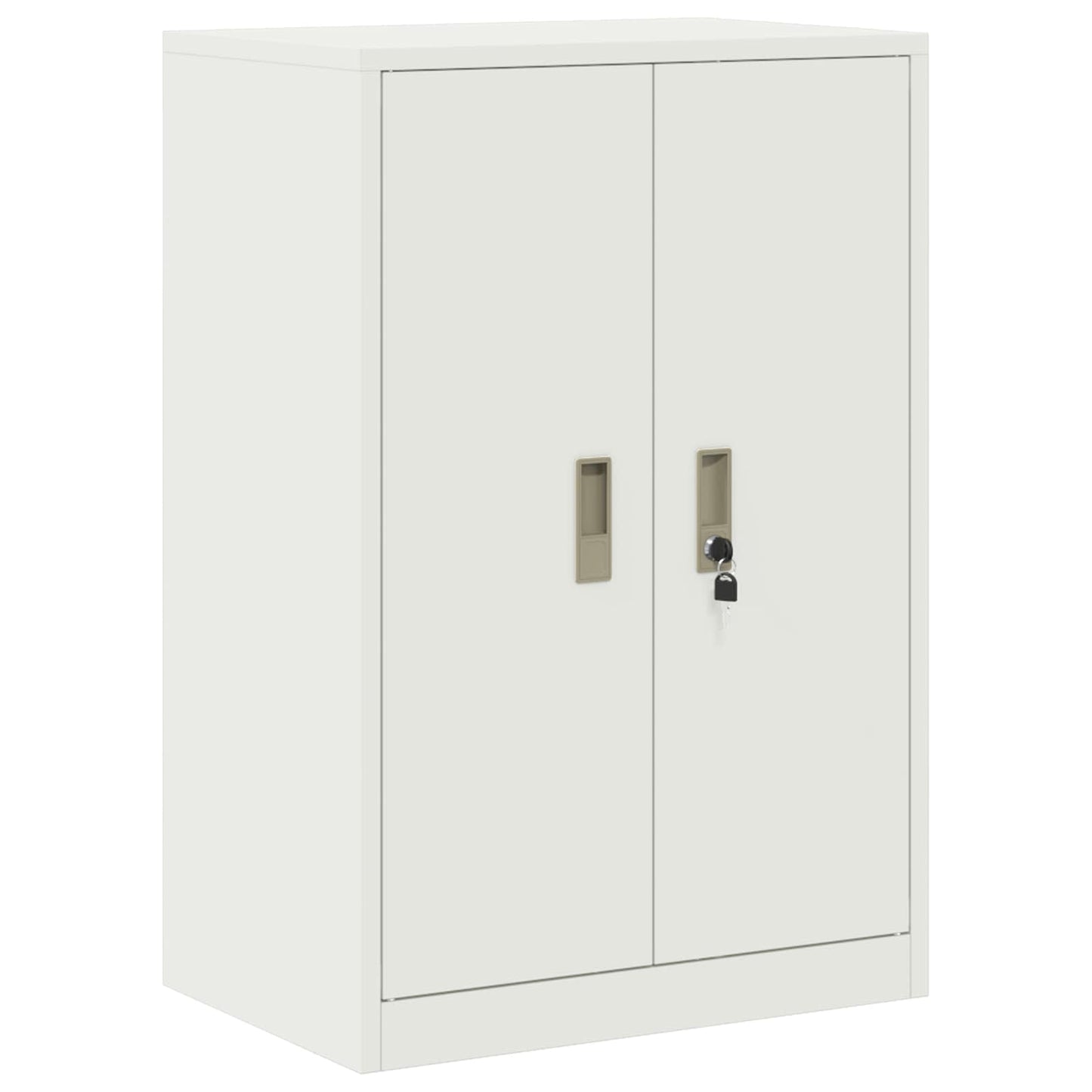 vidaXL Ντουλάπι αποθήκευσης Λευκός 60 x 40 x 90 cm Ατσάλι
