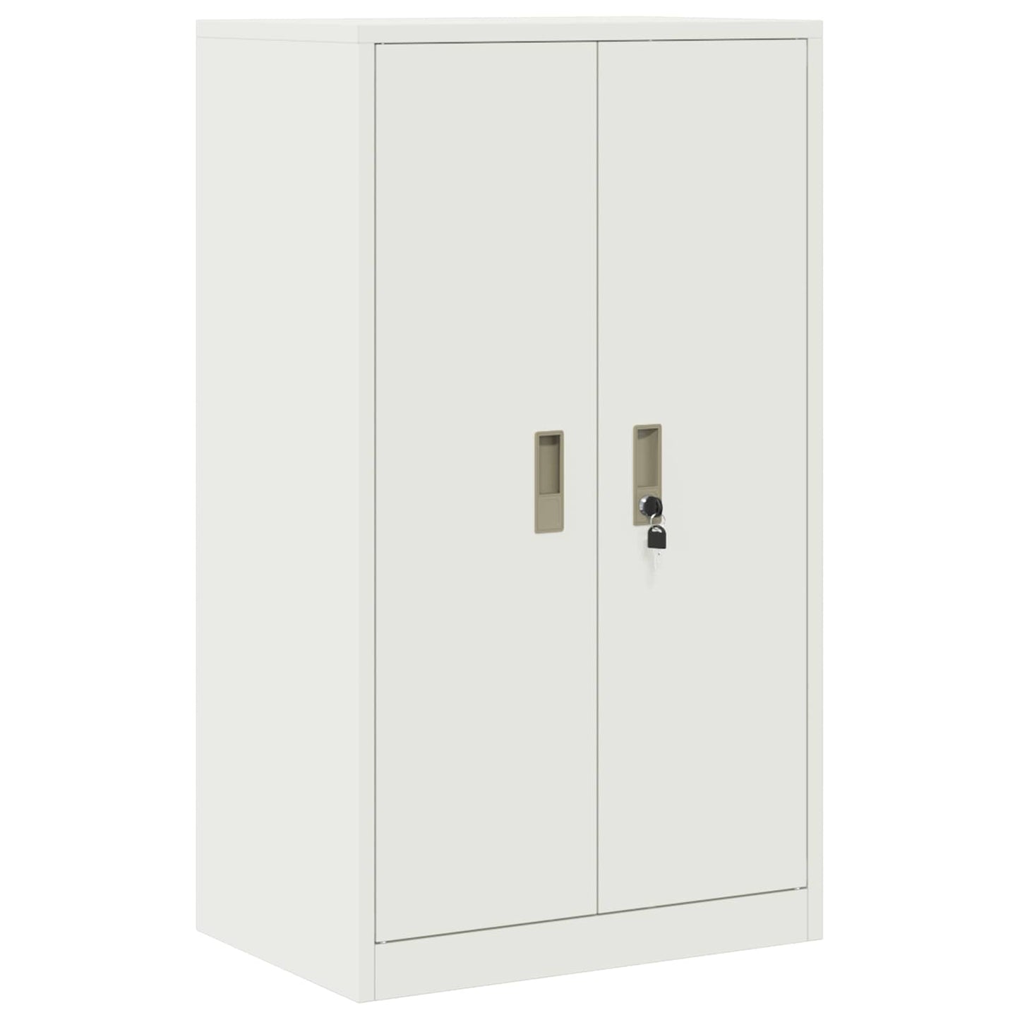 vidaXL Ντουλάπι αποθήκευσης Λευκός 60 x 40 x 105 εκ Ατσάλι