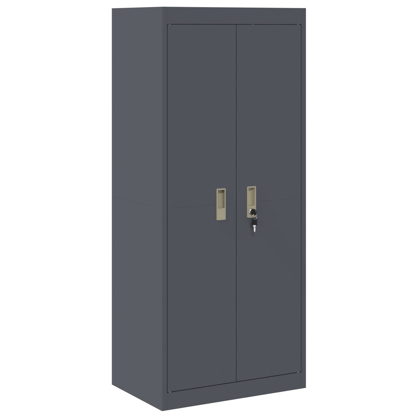 vidaXL Ντουλάπι αποθήκευσης Ανθρακί 60 x 40 x 140 cm Ατσάλι