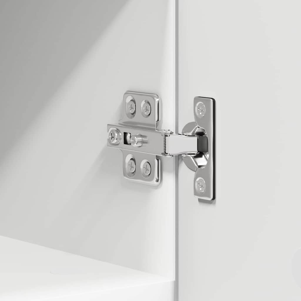 vidaXL Κρεμαστό ντουλάπι με ράφι Riga 2 pcs Λευκό 30 x 31 x 40 εκ.