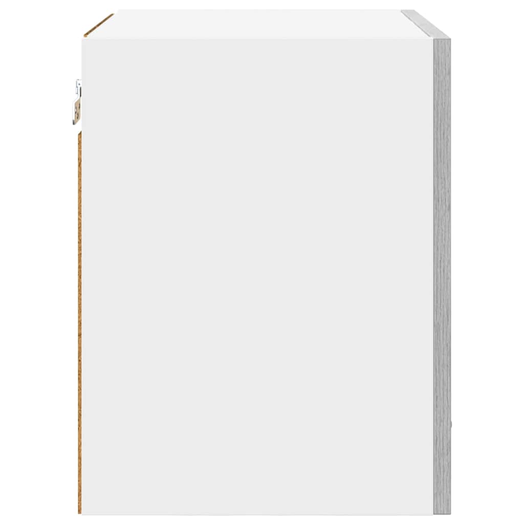 vidaXL Κρεμαστό ντουλάπι Riga Γκρι Σομόνα και Λευκό 40 x 31 x 40 εκ.